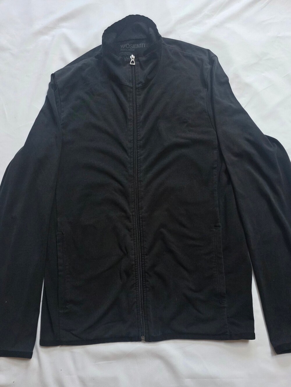 James Perse Yosemite Performance Full Zip Jacket Black Size 1 Made in USA